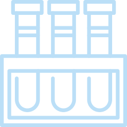Reference laboratory icon for external veterinary diagnostic testing services