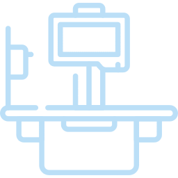 X-ray icon representing diagnostic imaging services for pets and animals